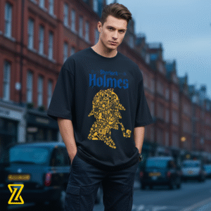 sherlock holmes unisex oversized classic t shirt