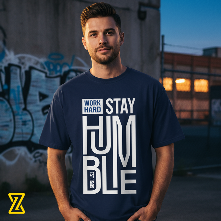work hard stay humble unisex oversized classic t shirt