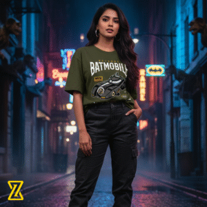 batmobile unisex oversized classic t shirt