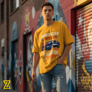 american speed unisex oversized classic t shirt